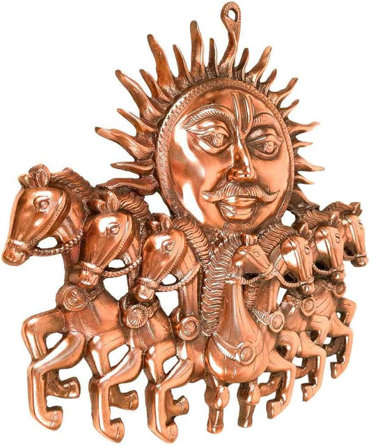 7 Running Horses Wall Hanging | Wall Mount Showpiece
