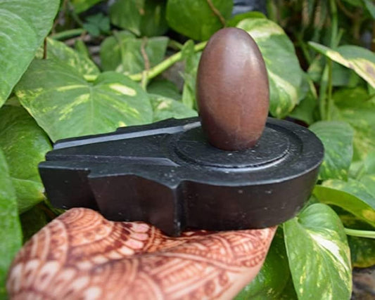 Narmadeshwar Shivling with Jaldhara Abhishekam Set