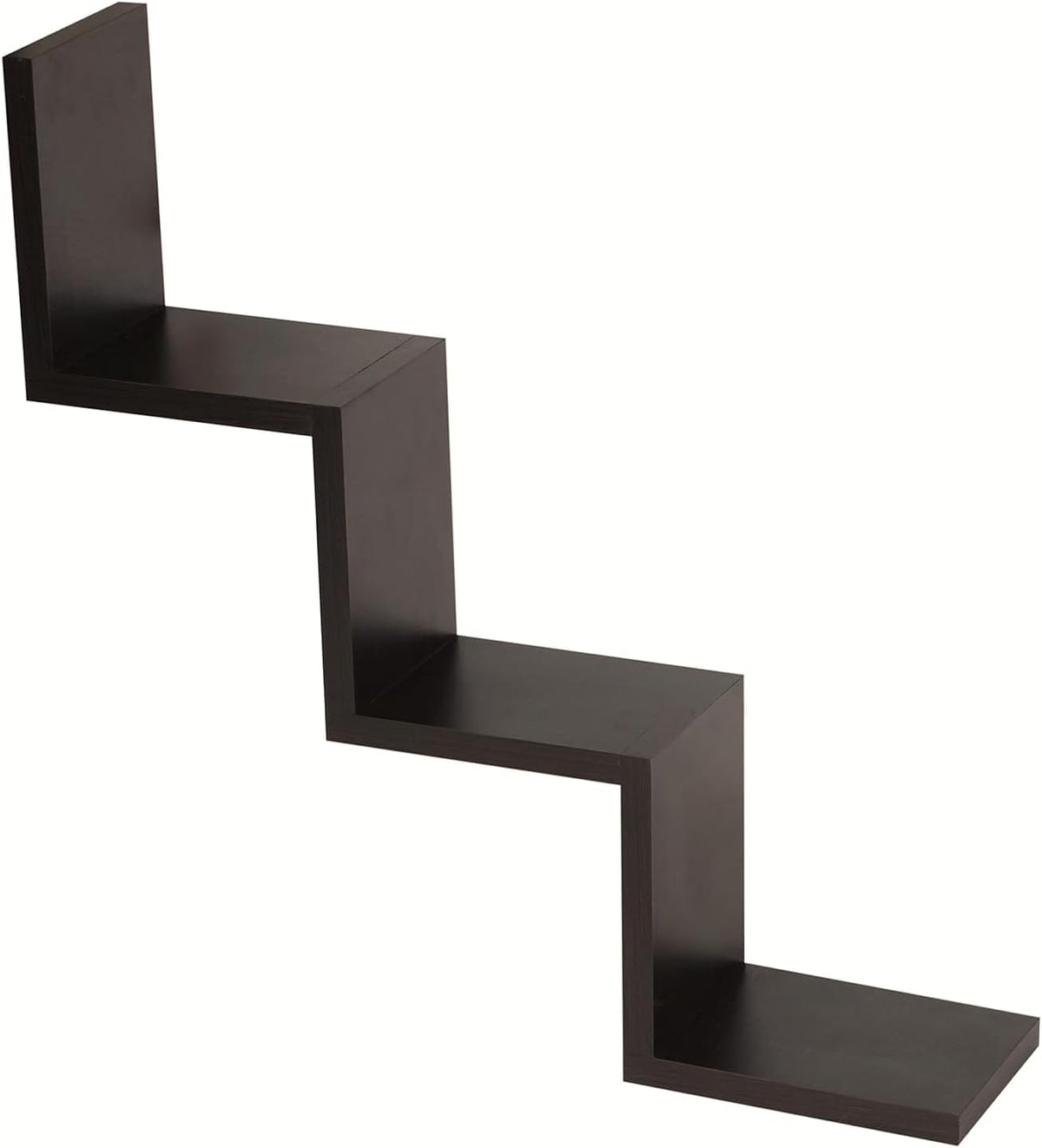 Wall Mounted Floating Shelf Display Rack | Wenge Wood Finish