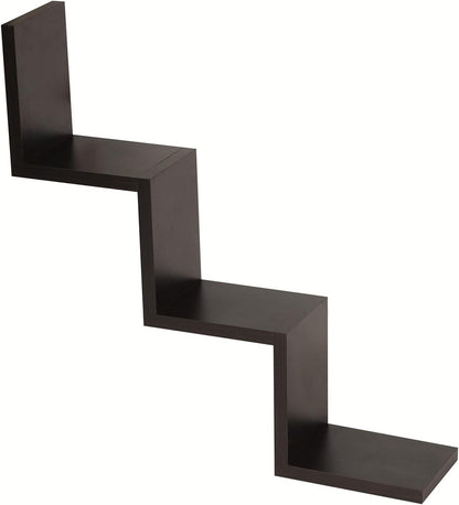 Wall Mounted Floating Shelf Display Rack | Wenge Wood Finish