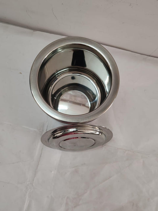 Stainless Steel Oil & Ghee Container 1400 ml | Airtight Kitchen Storage Can