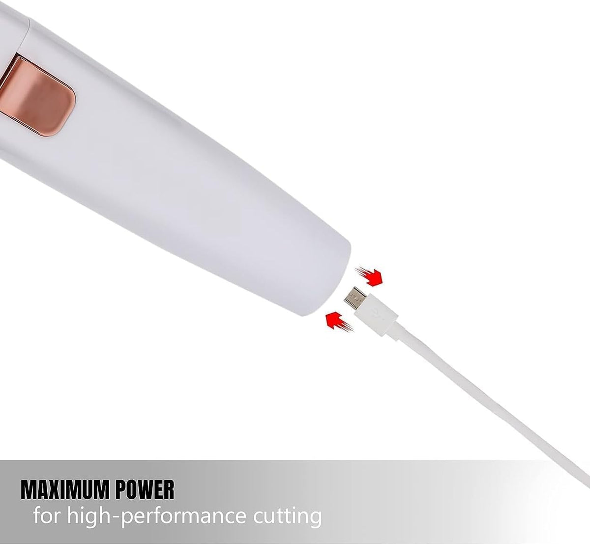 2-in-1 Rechargeable Eyebrow Trimmer & Facial Hair Remover for Women