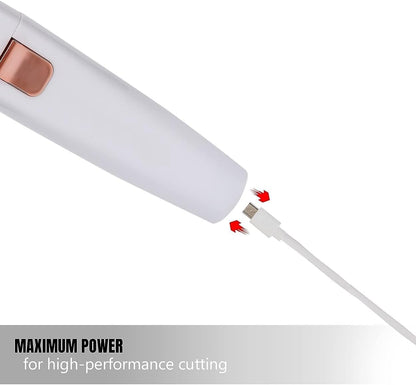 2-in-1 Rechargeable Eyebrow Trimmer & Facial Hair Remover for Women