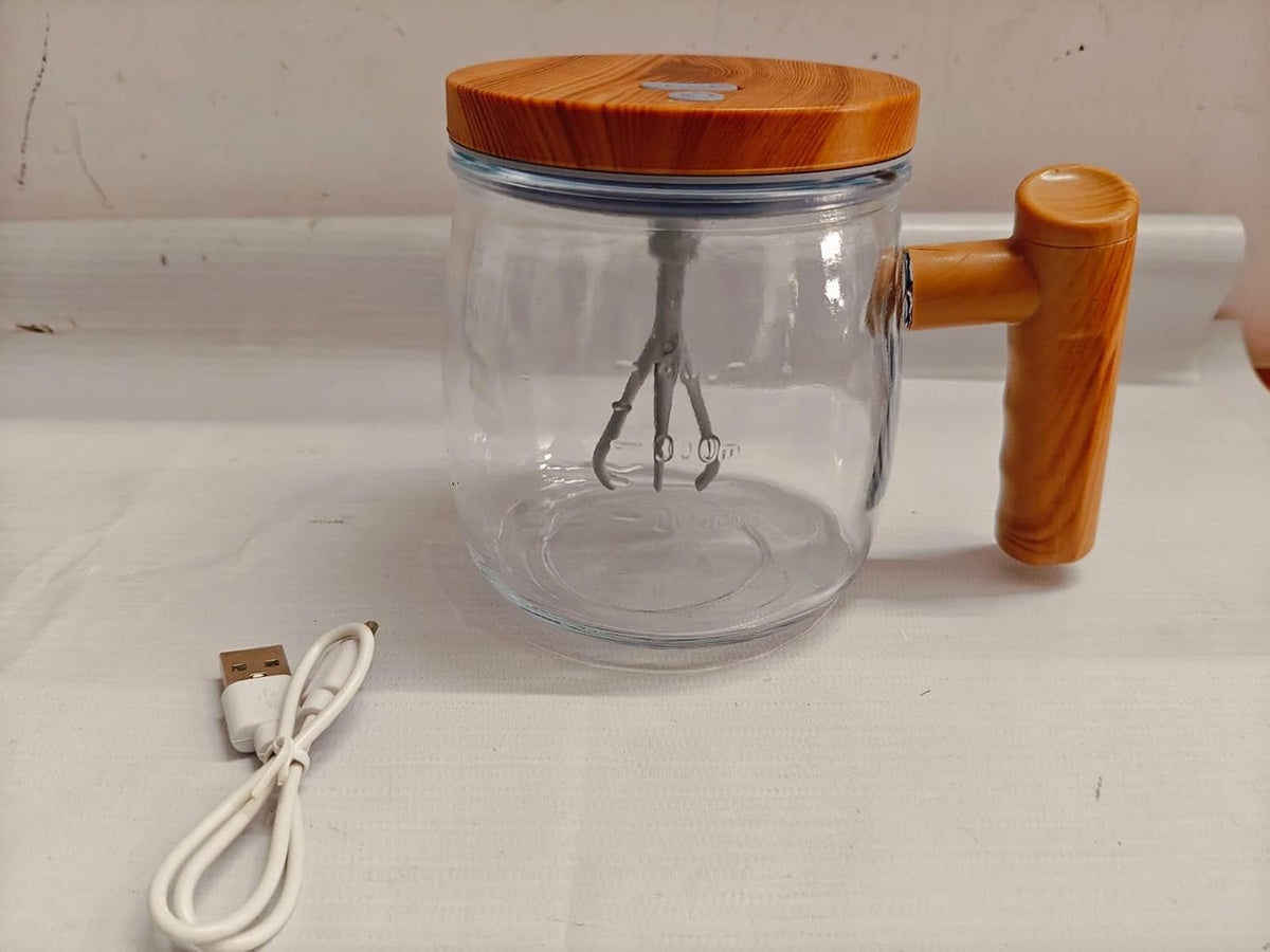 400ml Electric Self Stirring Coffee Mug with Lid & Handle