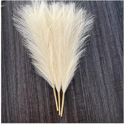 Faux Pampas Small Fluffy Artificial Flowers for Home