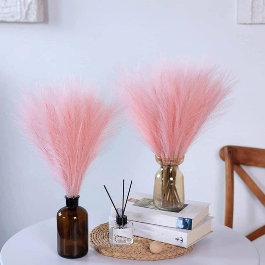  Pampas Small Fluffy Artificial Flowers 