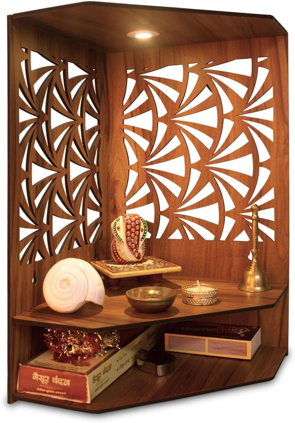 Wooden Pooja Stand Mandir for Home Temple
