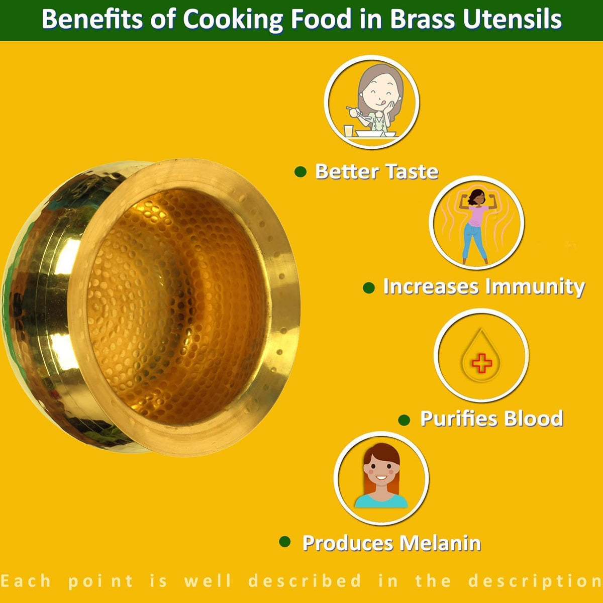 Brass Handi for Cooking Food