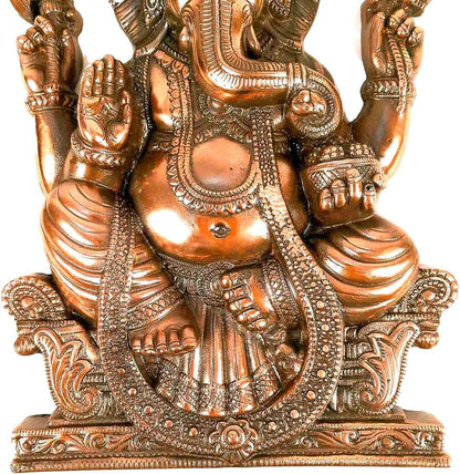 Ganesh Wall Hanging Murti 20 Inch | Ganesha Sun Wall Decor for Home Entrance