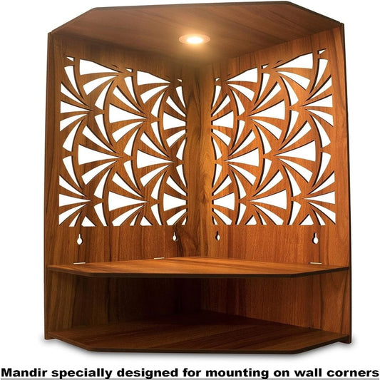 Wooden Pooja Stand Mandir for Home Temple