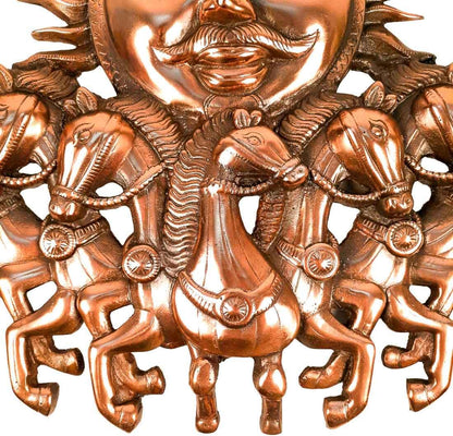 7 Running Horses Wall Hanging | Wall Mount Showpiece