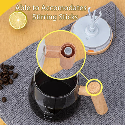400ml Electric Self Stirring Coffee Mug with Lid & Handle