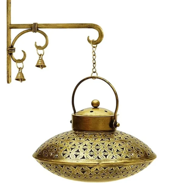 Antique Brass Traditional Dhoop Burner Holder