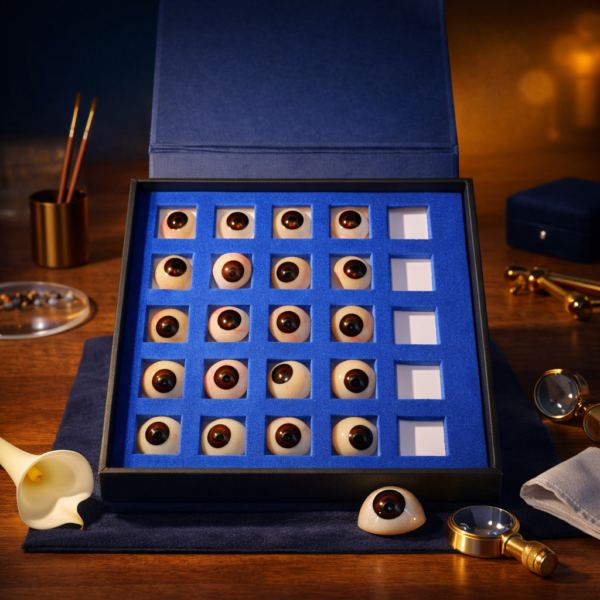 Artificial Eye Prosthetics, Brown Colour, Set of 20