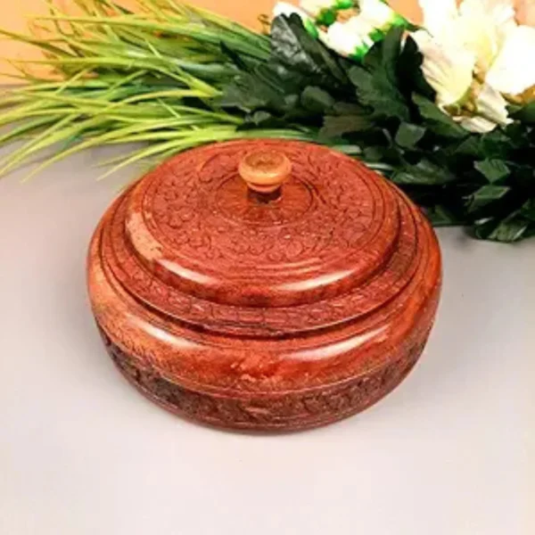 Wooden Dry Fruit & Mukhwas Box (4 Compartments)